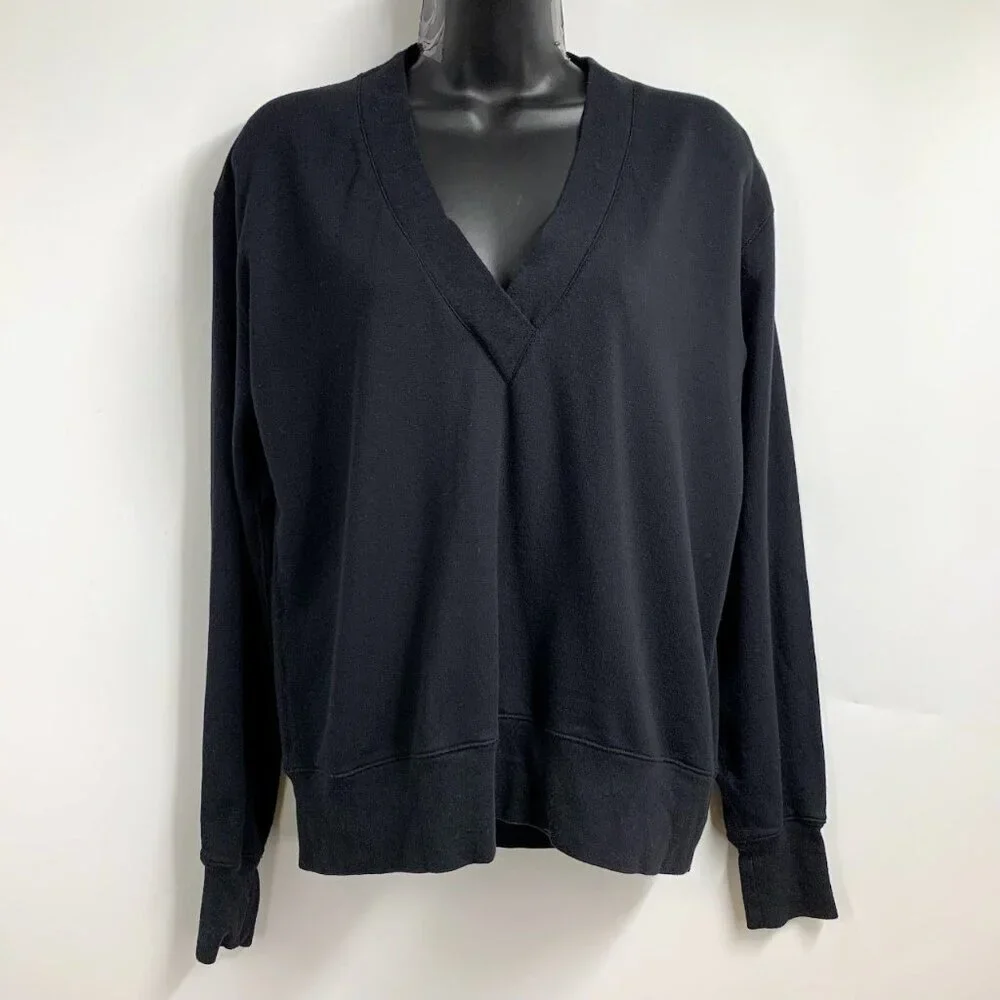 Rag & Bone Women's V Neck Long Sleeve Stretch‎ Tight Knit Sweater Size XXS